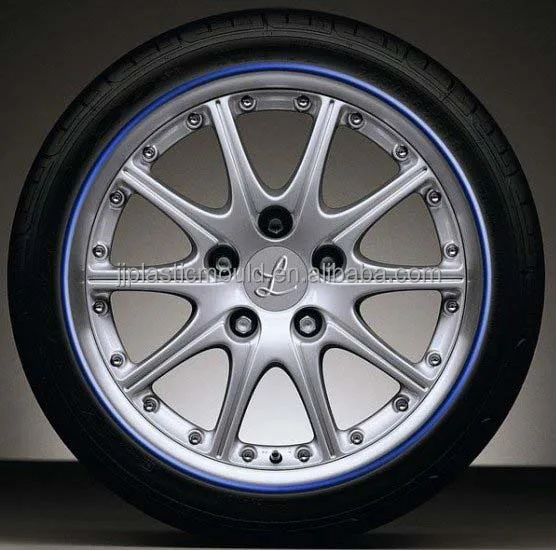Sports Rim Guard Wheel Protector Steel Ring Plastic Strip Car Rim Protectors Wheel Car Rim Protectors