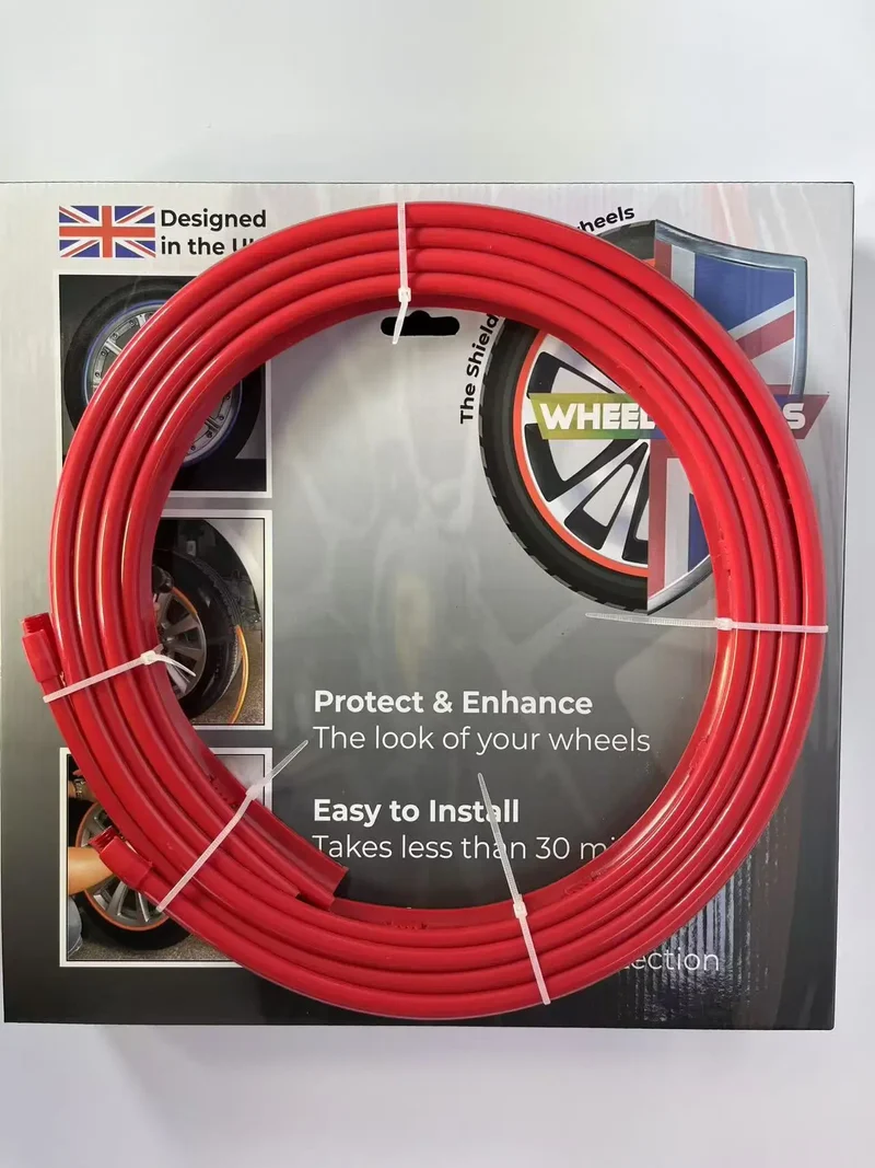 Sports Rim Guard Wheel Protector Steel Ring Plastic Strip Car Rim Protectors Wheel Car Rim Protectors