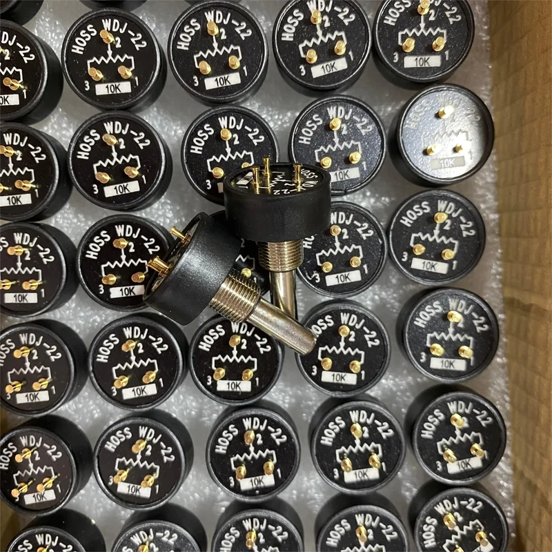 Conductive 1K 10K 100K IP25 waterproof potentiometer WDJ22 360 degree endless precision rotary potentiometer