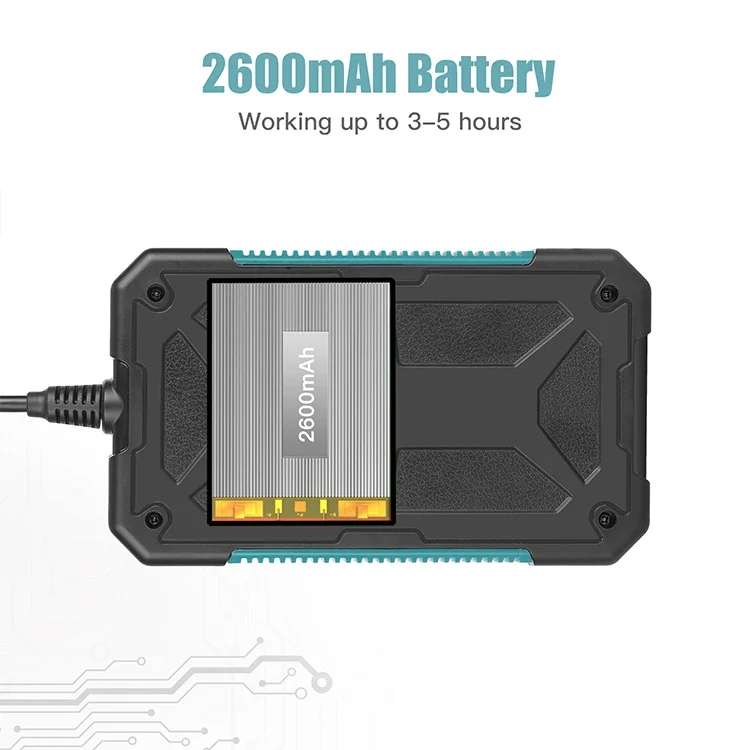 New Handheld 8mm Dual Lens Endoscope Camera Mini Waterproof Inspection Camera 4.3inch Screen 2m Hard Cable Snake Camera