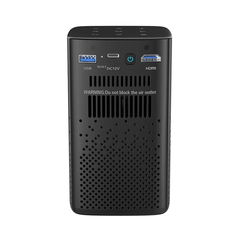 Factory Cheapest Home Cinema Theater C900 180 ANSI Lumens WIFI Digital DLP Built in Battery Mini Portable Projector Outdoor LED