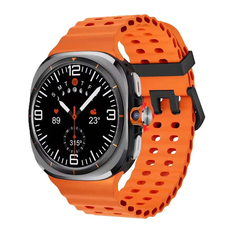 2025 QC AX01 U8 Ultra Android GPS AMOLED Smartwatch Camera 1.5' 480*480 Display 3GB+32GB 5G GPS SIM VoLTE Compass Square