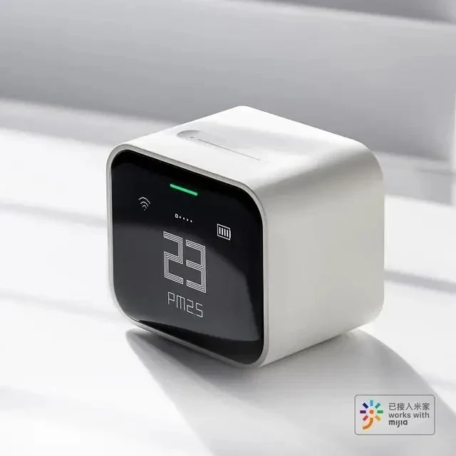 Qingping WIFI PM2.5 PM10 CO2 Temperature Air Quality Detector Monitor Lite for Xiaomi Homekit