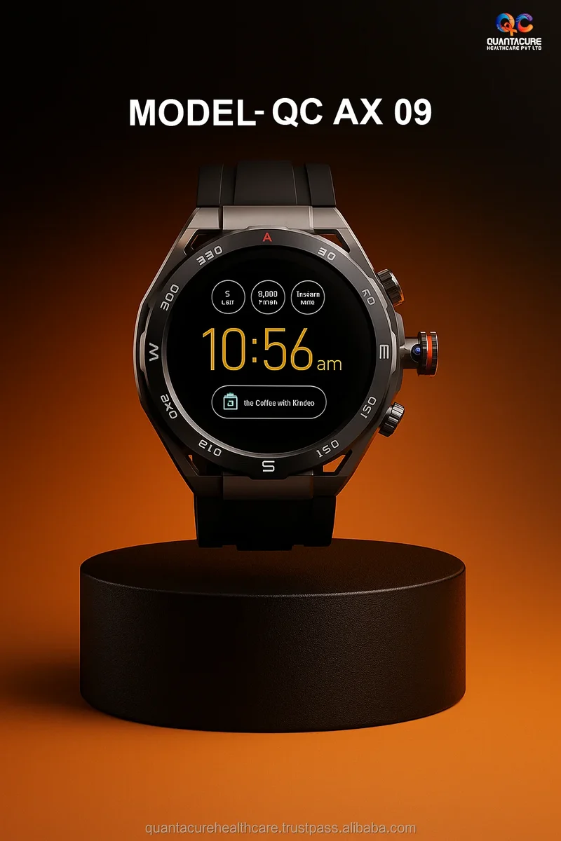 2025 QC AX09 HW18 Female Android 4G GPS Smartwatch 4+64GB WiFi Rotating Camera Video Call Health NFC AI Voice Assistant