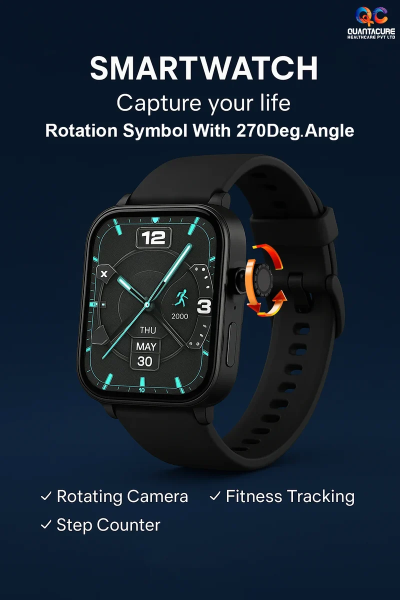 2025 QC AX10 4G SIM GPS Outdoor Android Smartwatch 2.06 Inch AMOLED 270 Rotating Camera 2+32GB Health Tracker Sport Watch MS10