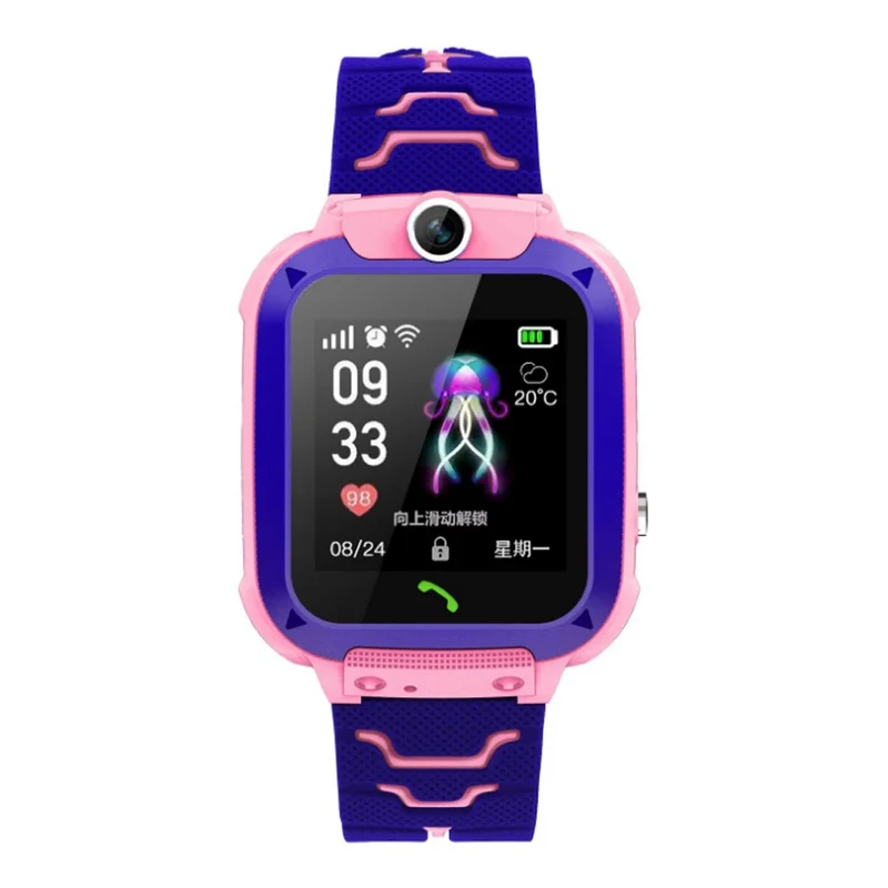 2021 Hot Sale Q12 Smartwatch 2G for Child Anti-lost SOS Call GSM LBS Location Kids Smart Watch Q12 Game Smart Watch Plastic IPS