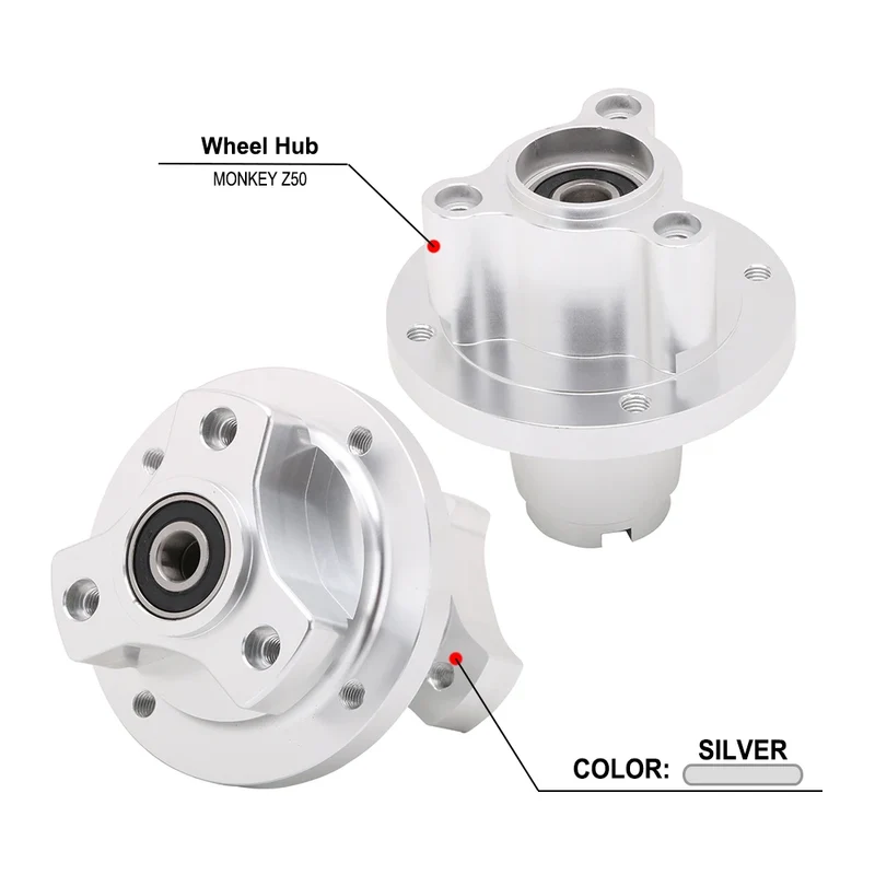 JFG Monkey Bike 6061 T6 Aluminum High Quality Front and Rear Wheel Hub Motor for Honda Monkey Z50 Z50r Z50j