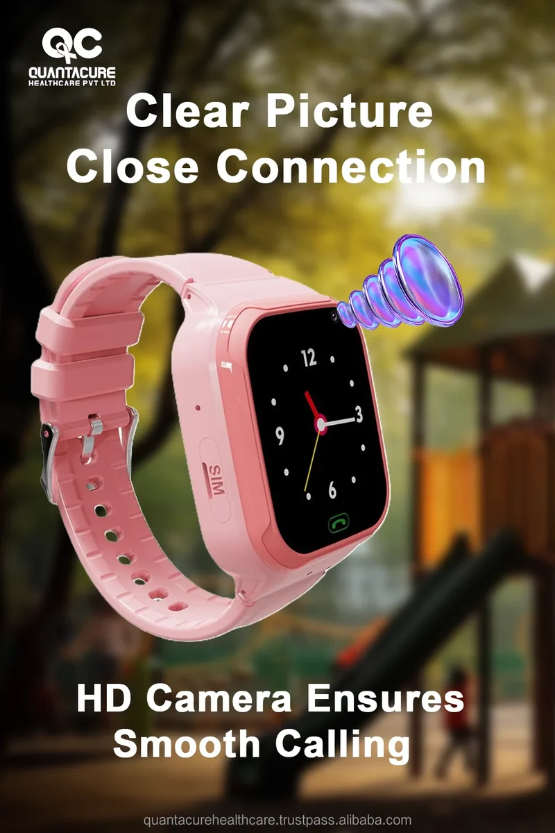 2025 QC K15 LT36 Kids Smartwatch 4G SOS Call Video Chat IP67 Waterproof LBS WiFi Tracker Remote Monitor RTOS 400mAh Square TFT