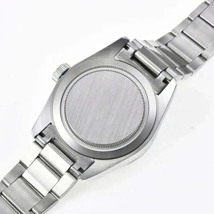 41mm Aluminum Bezel Wristwatch Stainless Steel Strap Fit for ETA 2836/2813 Miyota 82 Series NH35 Movement Wristwatch Parts Tools