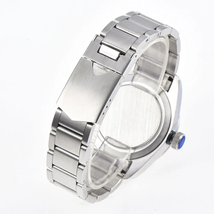 41mm Aluminum Bezel Wristwatch Stainless Steel Strap Fit for ETA 2836/2813 Miyota 82 Series NH35 Movement Wristwatch Parts Tools