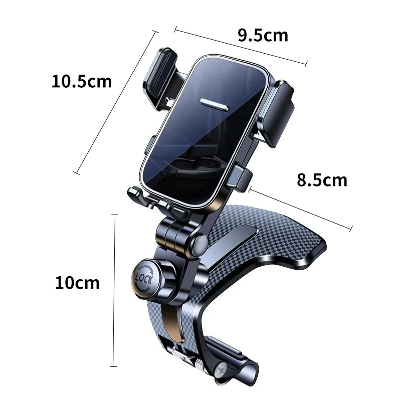 Mobile Phone Car Holder New Style Central Control Instrument PanelMulti-functional Car Universal Navigation Special Fixed Anti-s