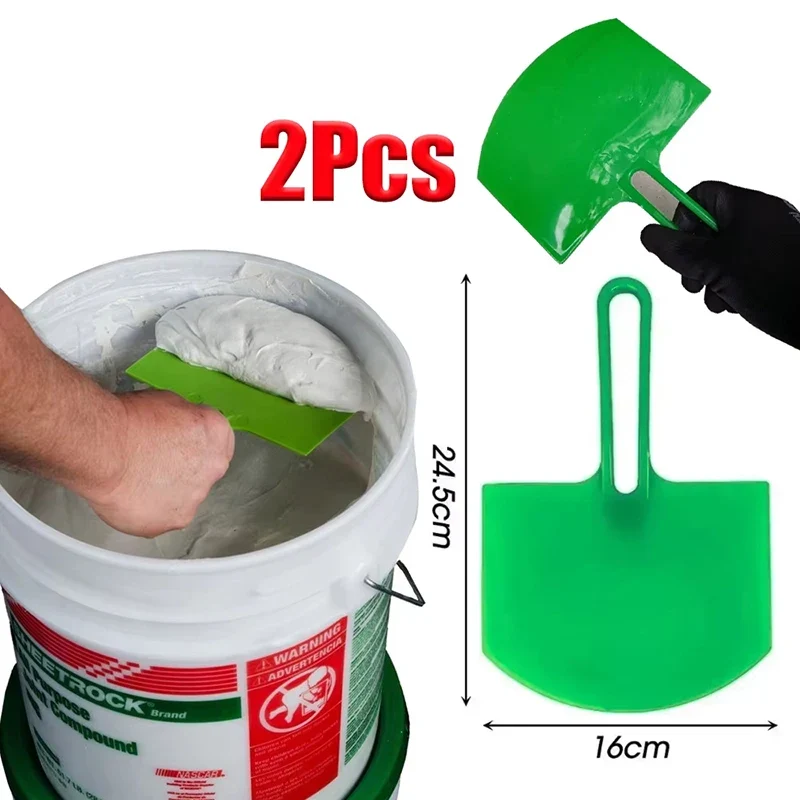 Curved Bucket Scoop Putty Knife Scraper Spackle Paint for Drywall Finishing Plaster Scraping Decals Patch Construction Tools New