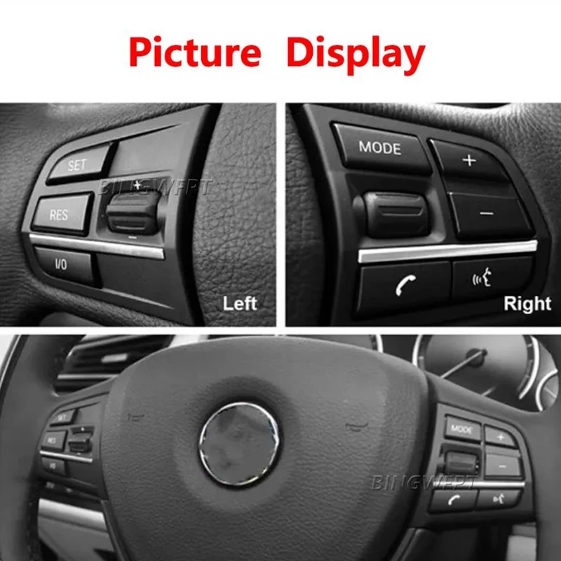 Steering Wheel Cruise Control Button Switch For BMW X3 F25 2014-2016 For BMW X4 F26 2014-2016 For BMW i3 Series i01 2013-2020