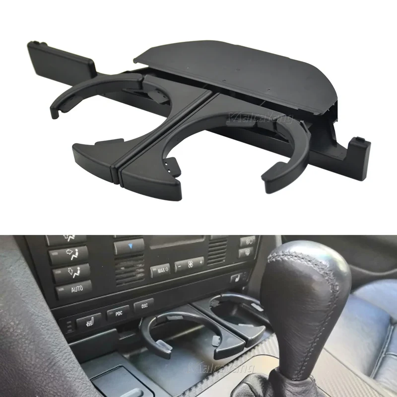 Car Dash Mounted Console Cup Holder Front Right/Left Retractable Drinks Holder for BMW E39 Professional Accessories For BMW