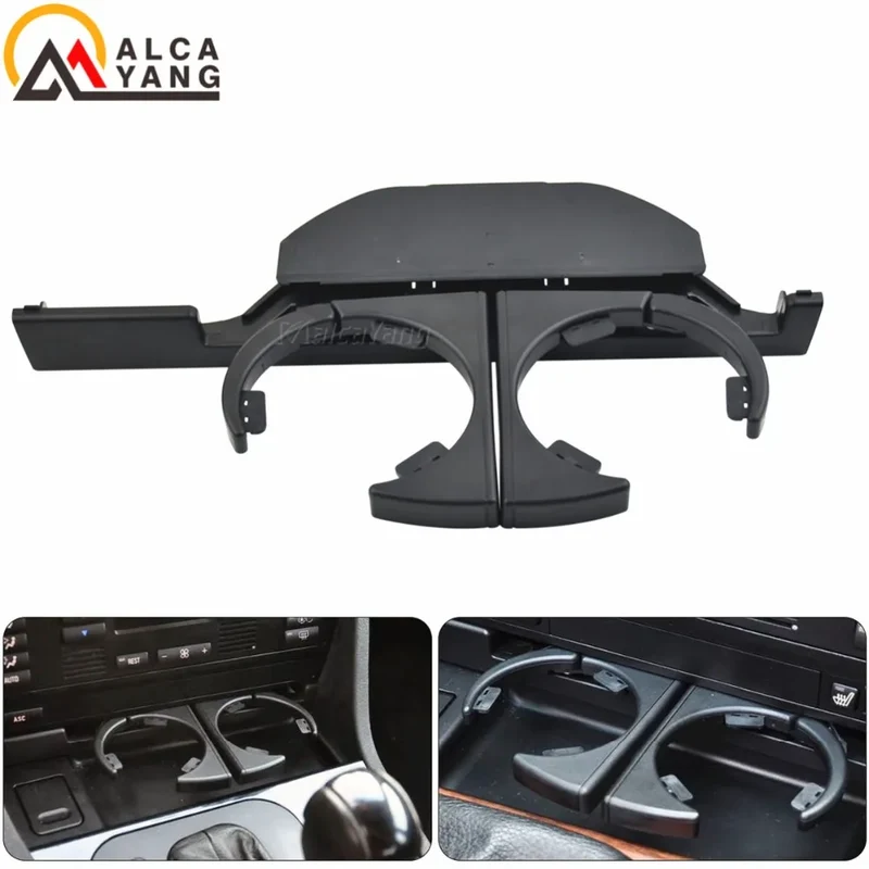 Car Dash Mounted Console Cup Holder Front Right/Left Retractable Drinks Holder for BMW E39 Professional Accessories For BMW