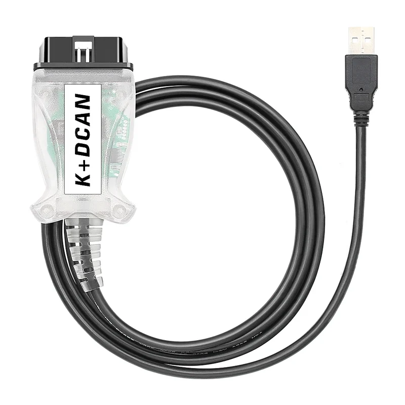 For BMW K DCAN K+CAN FTDI Chip For BMW OBD2 Auto Car Diagnostic Tools OBD 2 Scanner Switch USB Interface Cable K + DCAN for BMW