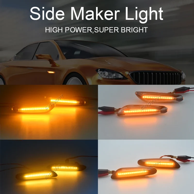 Side Marker Light LED Turn Signal For BMW 1 3 5 Series For BMW X3 X1 For BMW X3 For BMW E90 E91 E92 E93 E60 E87 E82 E61 E46