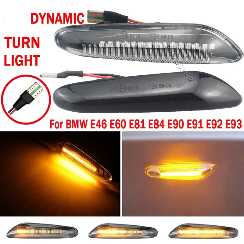 Side Marker Light LED Turn Signal For BMW 1 3 5 Series For BMW X3 X1 For BMW X3 For BMW E90 E91 E92 E93 E60 E87 E82 E61 E46