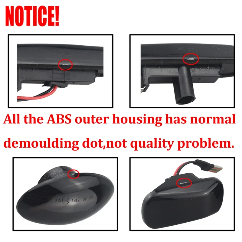 Side Marker Light LED Turn Signal For BMW 1 3 5 Series For BMW X3 X1 For BMW X3 For BMW E90 E91 E92 E93 E60 E87 E82 E61 E46