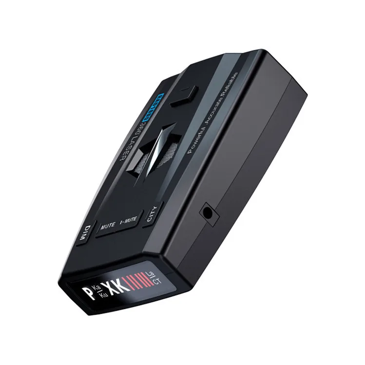 New-Tech 360 Degree Full-Band Car GPS Radar Detector Black Auto Detector with Voice Alert Speed Control Single Lens