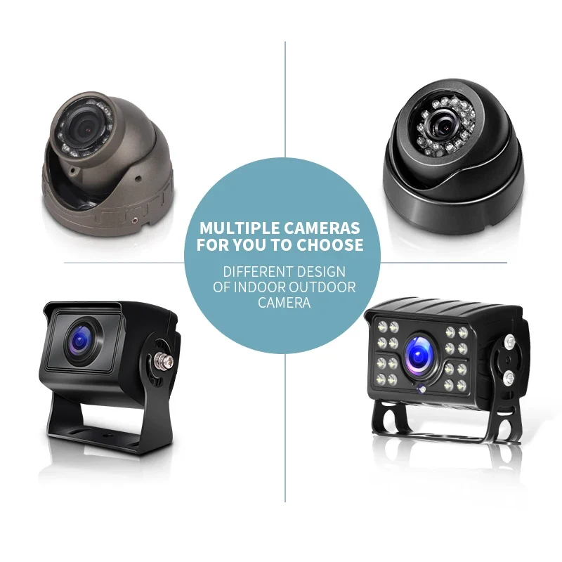 4CH 8CH 720P 1080P Mobile DVR Support / Optional 3G 4G WiFi GPS MDVR with Car/Bus/Truck/Vehicles Camera Recorder Waterproof