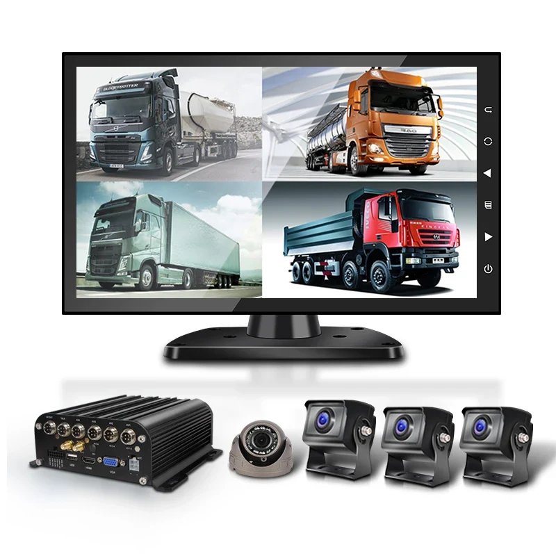 4CH 8CH 720P 1080P Mobile DVR Support / Optional 3G 4G WiFi GPS MDVR with Car/Bus/Truck/Vehicles Camera Recorder Waterproof