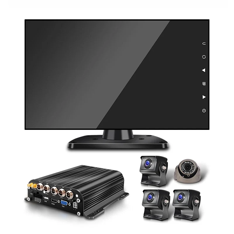 4CH 8CH 720P 1080P Mobile DVR Support / Optional 3G 4G WiFi GPS MDVR with Car/Bus/Truck/Vehicles Camera Recorder Waterproof