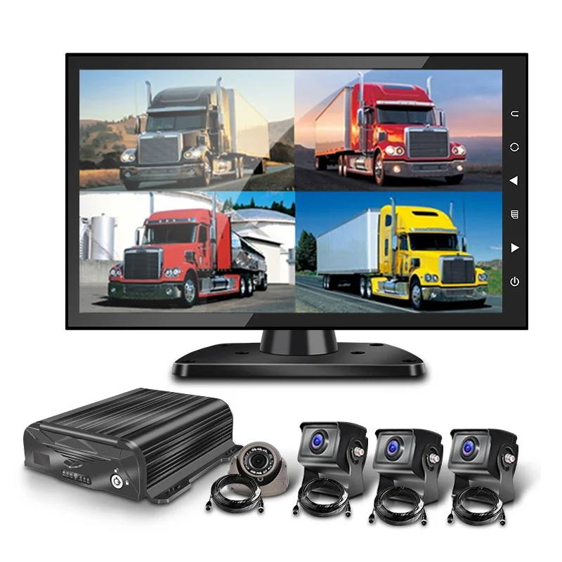 4CH 8CH 720P 1080P Mobile DVR Support / Optional 3G 4G WiFi GPS MDVR with Car/Bus/Truck/Vehicles Camera Recorder Waterproof