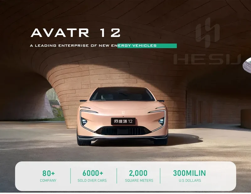 Changan Avatr 12 EV 2024 Electric Car 4WD Left Steering 700KM Range Large Sedan New Energy Vehicle