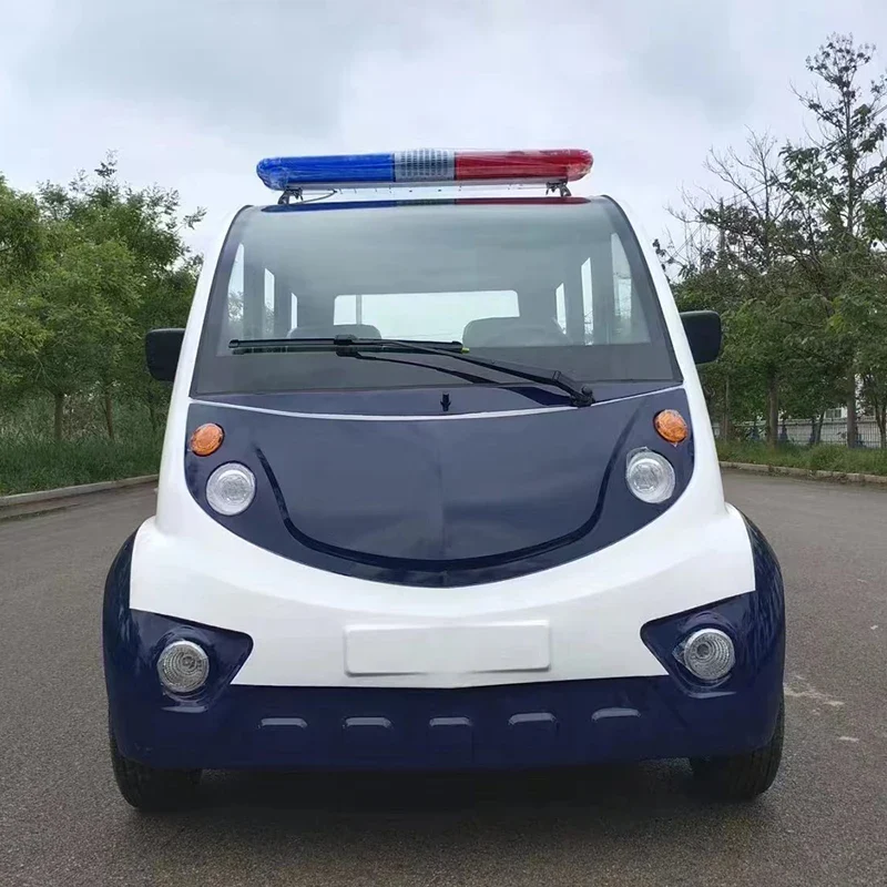 Hot Sale Classic Design 5/8 Seater Battery-powered Fully Enclosed Electric Patrol Car