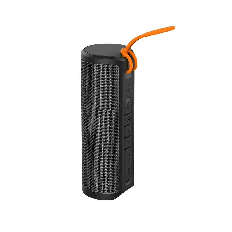 New Premium Hight Quality Wireless Speaker Fabric Mesh Portable Cylindrical Speaker Heavy Deep Bass Waterproof IPX4 with MIC