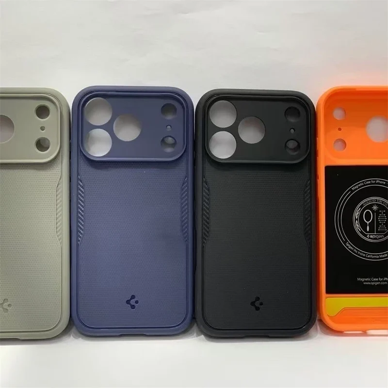 Spigen Rugged Armor MagFit for For Magsafe For iPhone 17 Pro Max 17 Air Magnetic Case Wireless Charging Shockproof Matte Cover