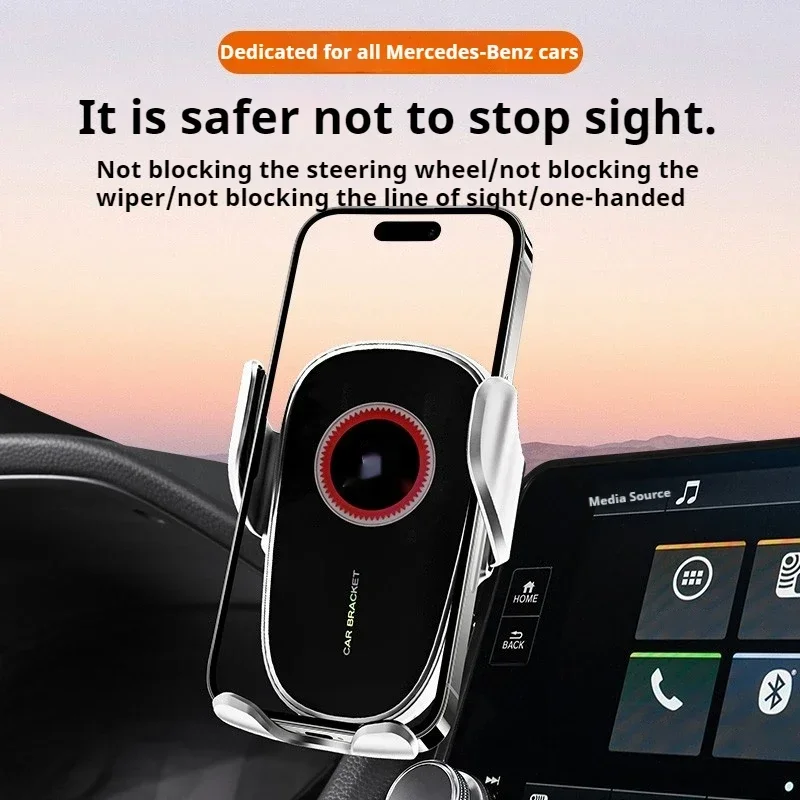 For Skoda Octavia 2 Octavia 3 2020 2019-2016 Magnetic Car Phone Holder Magnet Mount Wireless Charging Phone Stand Bracket Base