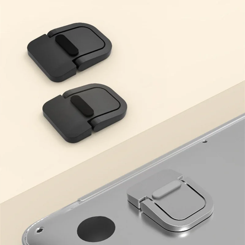 2pcs Foldable Laptop Stand Aluminium Alloy Non-slip Cooling Holder Invisible Universal Notebook Bracket for HP Dell Lenovo
