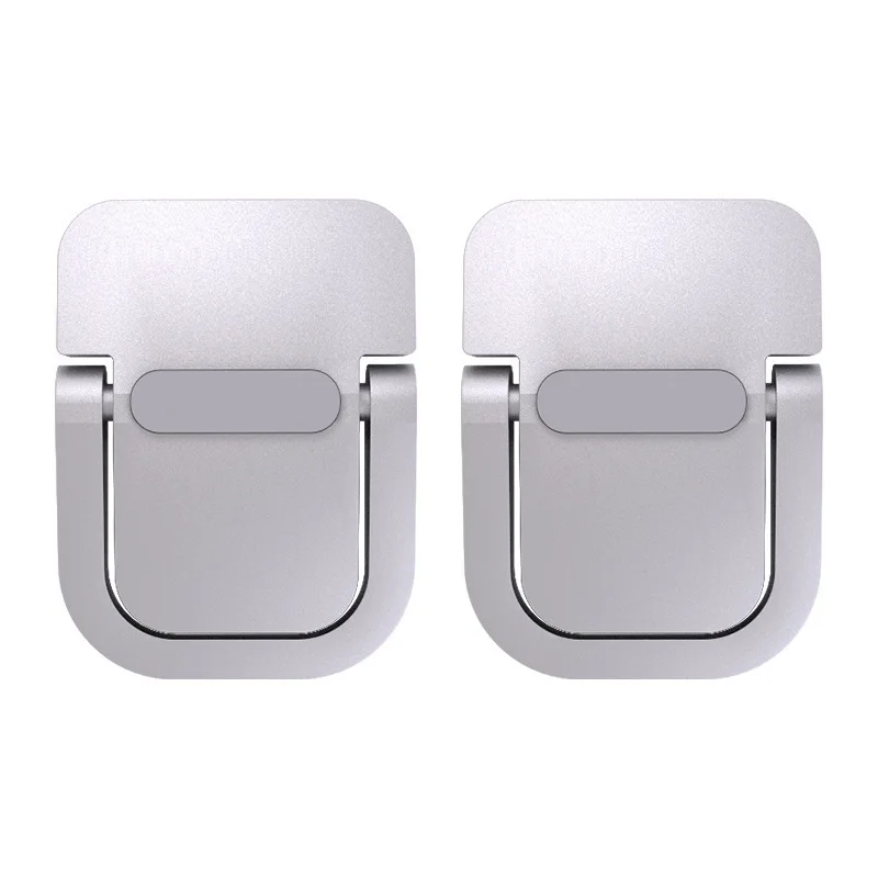 2pcs Foldable Laptop Stand Aluminium Alloy Non-slip Cooling Holder Invisible Universal Notebook Bracket for HP Dell Lenovo