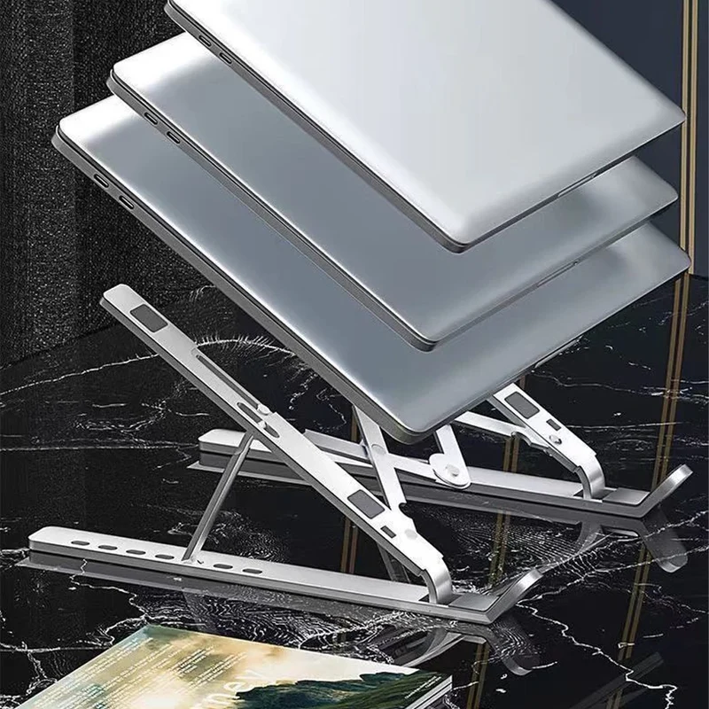Aluminum Alloy Laptop Stand Heat Dissipation Adjustable Multifunctional Notebook Holder for Office and Gaming