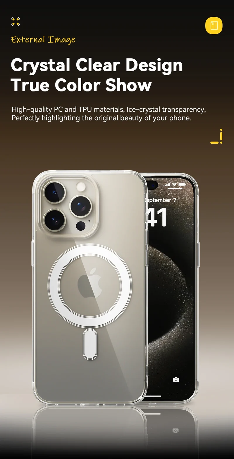 Essager Magnetic Case for iPhone 15 14 13 12 Pro Max Case Shockproof Cover for iPhone 14 Pro Max 15 Plus 15pro Macsafe TPU Cases