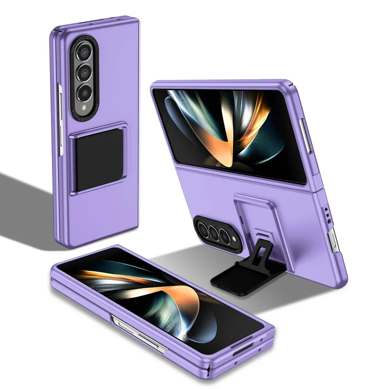 Anti-Shock Portable Stand Case for Samsung Galaxy Z Fold 7 6 4 5 5G fold7 fold6 Fold5 Fold3 Fold4 Fold 3 Phone Accessories Capa