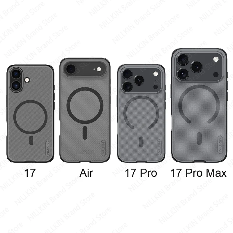 Nillkin For iPhone 17 Pro Max MagSafe Case Frosted Shield Magnetic Case Shockproof Back Cover For iPhone 17 Pro / 17 / Air