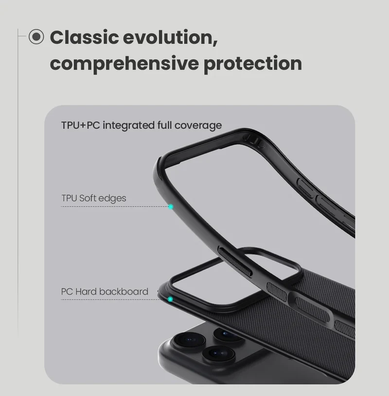 Nillkin For iPhone 17 Pro Max MagSafe Case Frosted Shield Magnetic Case Shockproof Back Cover For iPhone 17 Pro / 17 / Air