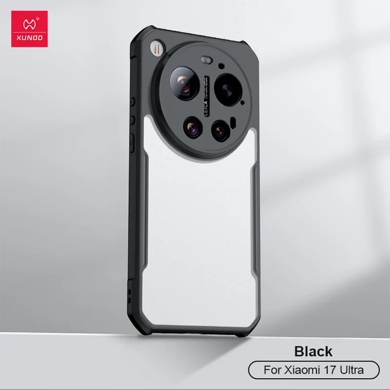 Xundd Case For Xiaomi 17 Ultra Magnetic Airbags Shockproof Hard PC + Soft TPU Clear Anti-fall Protection Phone Cover