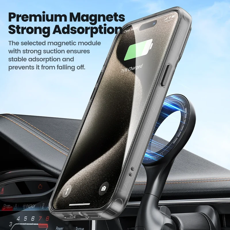 Toocki Magnetic Phone Case For iPhone 15 14 Pro Plus Wireless Charging Cover For iPhone 13 12 Pro Max Shockproof Protective Case