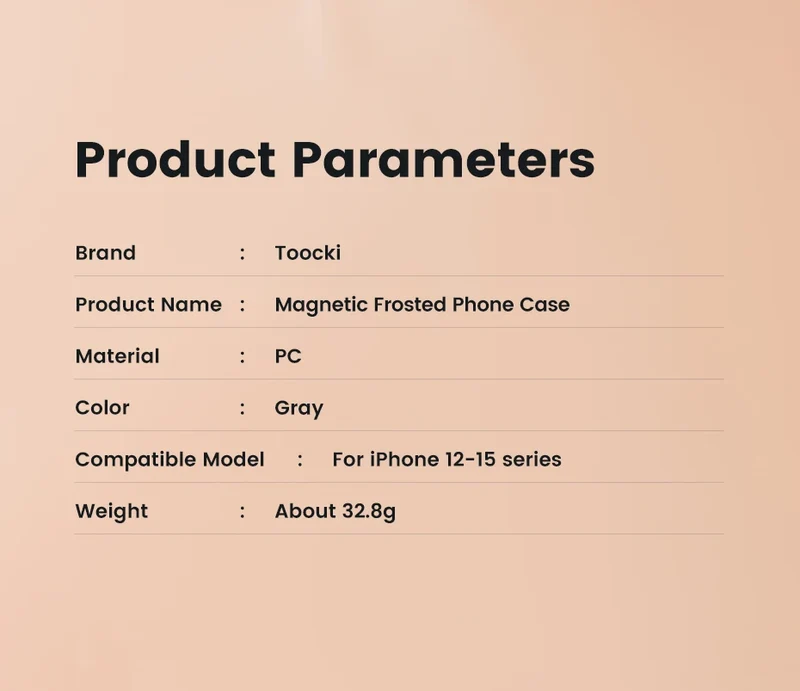 Toocki Magnetic Phone Case For iPhone 15 14 Pro Plus Wireless Charging Cover For iPhone 13 12 Pro Max Shockproof Protective Case