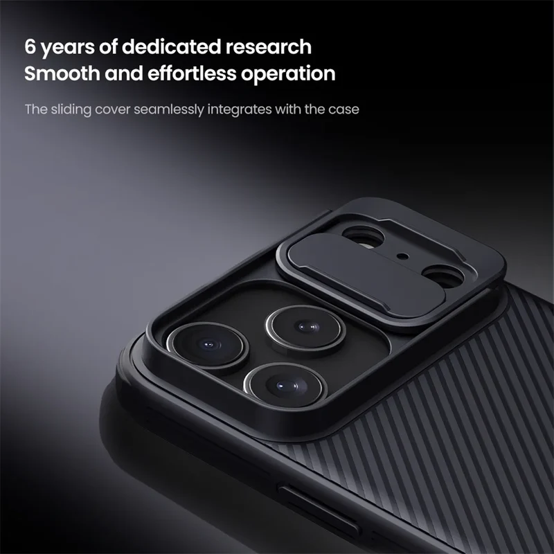 NILLKIN For iPhone 17 Pro Max / 17 Pro MagSafe Case CamShield Pro Magnetic Charging Slide Camera Cover For iPhone17 / Air