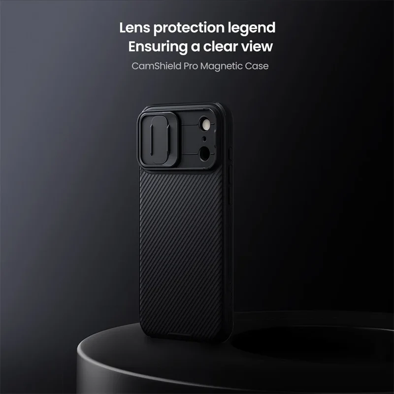 NILLKIN For iPhone 17 Pro Max / 17 Pro MagSafe Case CamShield Pro Magnetic Charging Slide Camera Cover For iPhone17 / Air