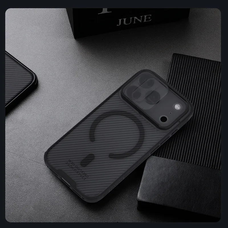 NILLKIN For iPhone 17 Pro Max / 17 Pro MagSafe Case CamShield Pro Magnetic Charging Slide Camera Cover For iPhone17 / Air