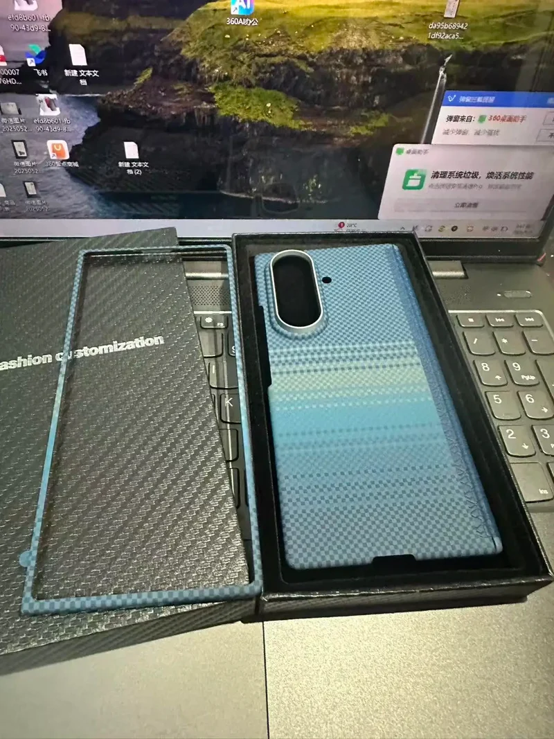 Z Fold 7 Aramid Case for Samsung Galaxy Z Fold 7 Magnetic Case Aramid Carbon Fiber Cover MagSafe/Qi2 Charging Armor Protective