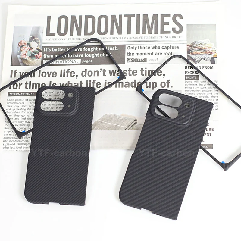 YTF-Carbon new style for Google Pixel 10 Pro fold Kevlar carbon fiber hinge protection cover ultrathin 10 Pro fold phone case