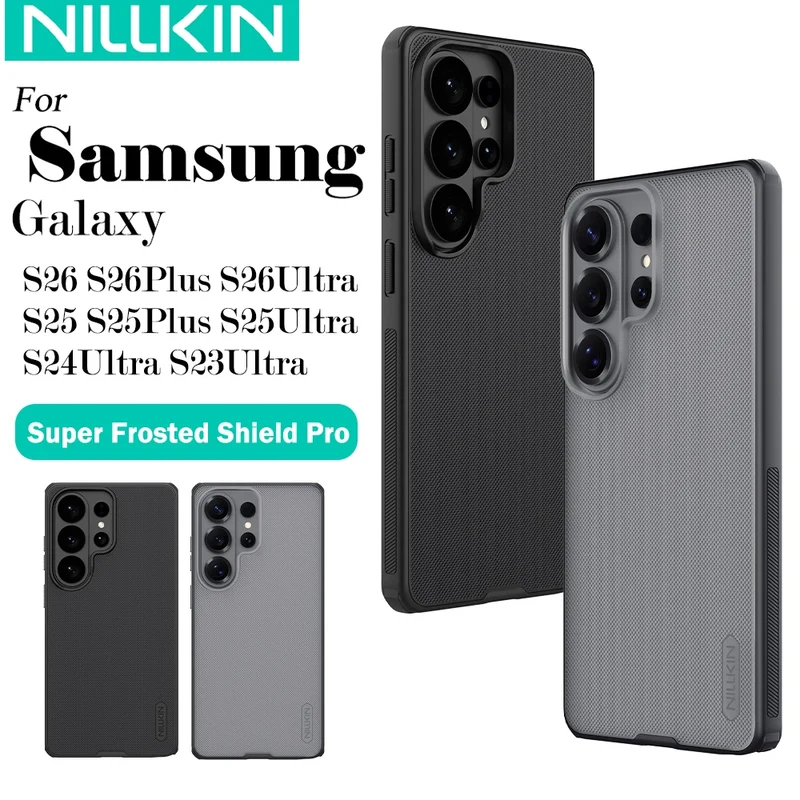 Nillkin For Samsung Galaxy S26 Ultra S26 Plus S25 Ultra S24 Ultra S23 Ultra Series Frosted Shield Pro Phone Protection Case