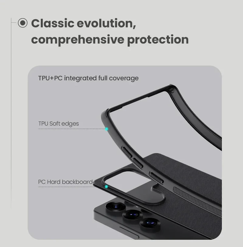 Nillkin For Samsung Galaxy S26 Ultra S26 Plus S25 Ultra S24 Ultra S23 Ultra Series Frosted Shield Pro Phone Protection Case